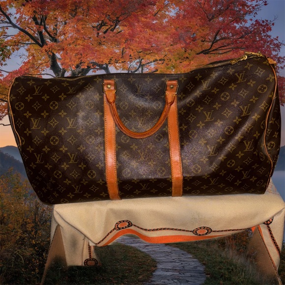 Louis Vuitton Vintage Monogram Travel Bag (55) - Restored - Picture 1 of 7